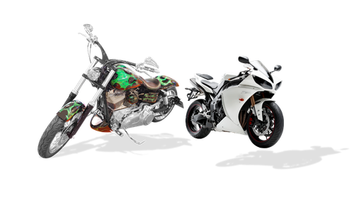 Rastreador instalado em motocicleta